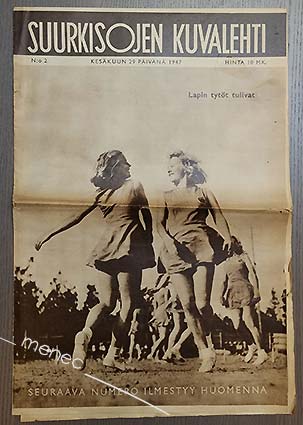 Suurkisojen kuvalehti. 2 (29.6.1947) 