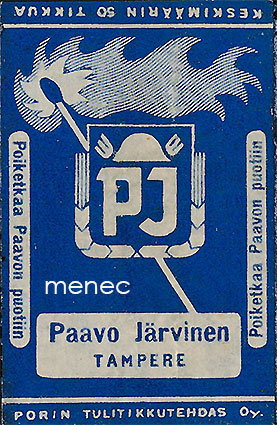 Kauppiasetiketti, Paavo Järvinen, Tampere 