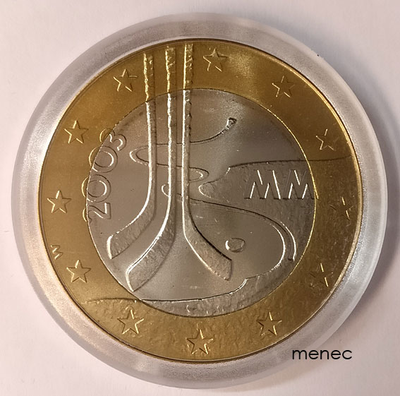 Jääkiekon MM-kisat 2003 juhlaraha, 5 euroa 