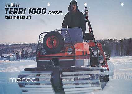 Valmet Terri 1000 Diesel telamaasturi 