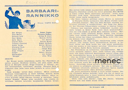 Barbaarirannikko, elokuvaesite 