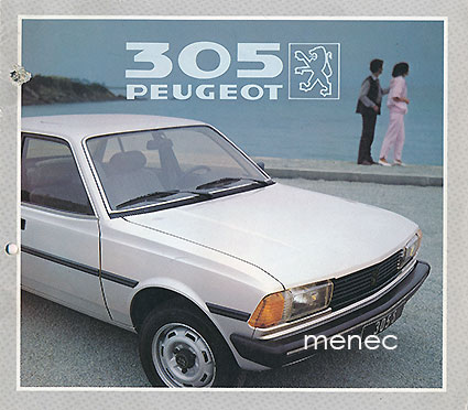 Peugeot 305, esite 