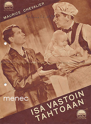 Isä vastoin tahtoaan, elokuvaesite 
