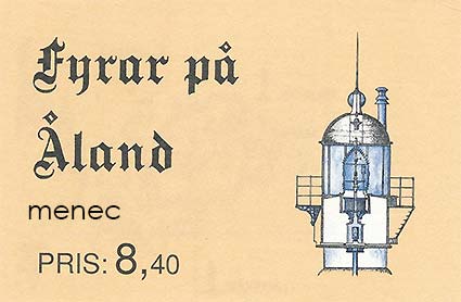 Ahvenanmaa, Majakoita 1992, vihko ÅV1 