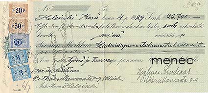Pankkivekseli 1929, Lemminkäinen 