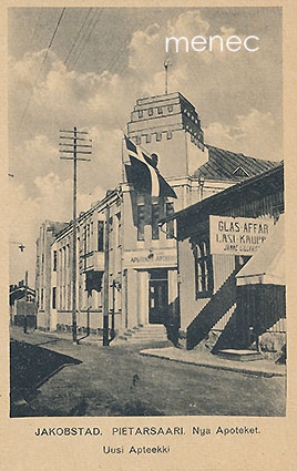 Pietarsaari, Uusi Apteekki, Lasi-Kauppa Janne Lillkvist 