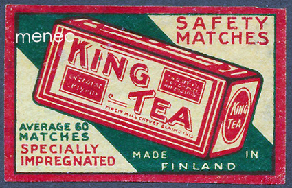 Vientietiketti, King Tea 
