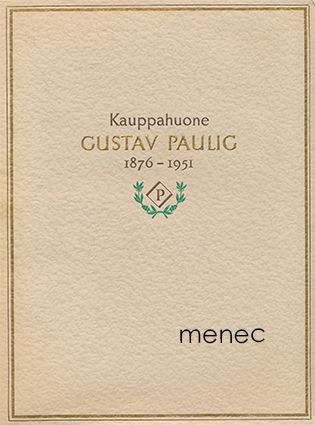 Hoving, Victor - Kauppahuone Gustav Paulig 1876-1951 