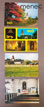 Iniö, kirkko, 4 kpl 