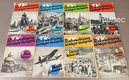TK-rintamakirjeenvaihtajat etulinjoilla. 1-8 