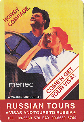 Howdy Comrade, Come'n get your Visa!, taskualmanakka 