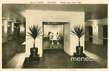 Alvar Aalto 1928, Turun teatteri. Eteishalli 