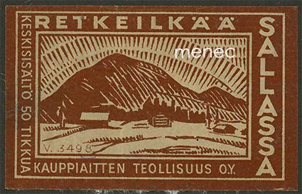Retkeilkää Sallassa, ruskea 