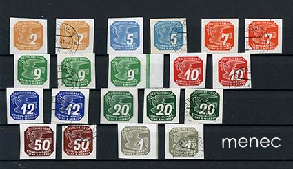 Saksa, Böömi-Määri, sanomalehtimerkit 1939 