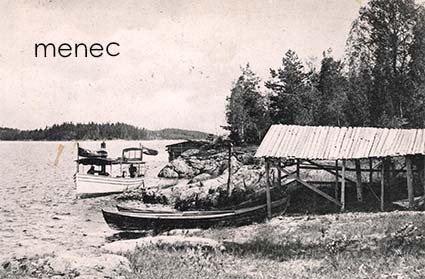 Heinola, höyrylaiva Anna lähellä rantaa 