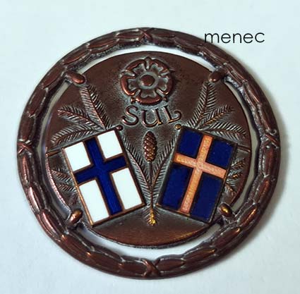 Muisto osanotosta maaotteluun Suomi-Ruotsi 1939 