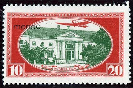 Latvia, lentoposti 1930, 10/20S 