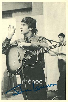 Purukumikuva, John Lennon ja kitara 