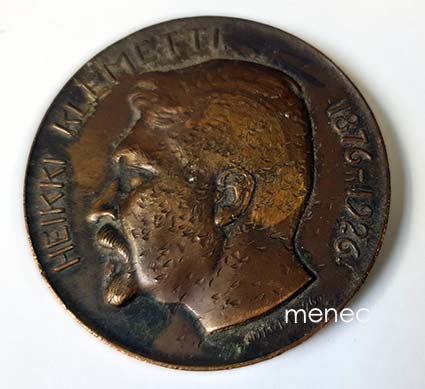 Liipola, Yrjö - Heikki Klemetti 1876-1926, muistomitali 