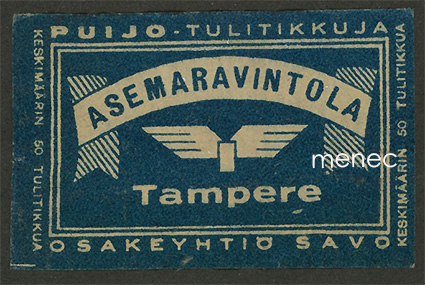 Kauppiasetiketti, Asemaravintola Tampere 
