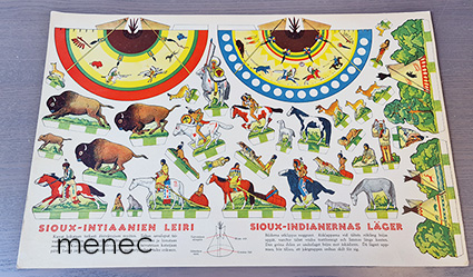 Paperinukkearkki, Sioux-intiaanien leiri 