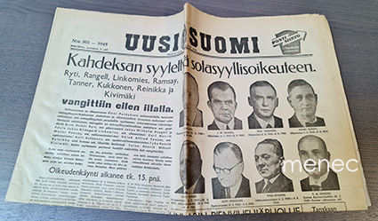 Uusi Suomi 4.11.1945 