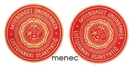 Paperisinetti, Liittopankki Oy, 2 kpl 