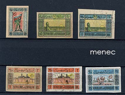 Azerbaidzan, ensimmäinen sarja itsenäisenä ja neuvostotasavaltana 1919-1920, 6 kpl 