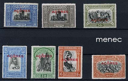 Portugali, Azorit, riippumattomuusjuhlat 1927-1928, 6 kpl 