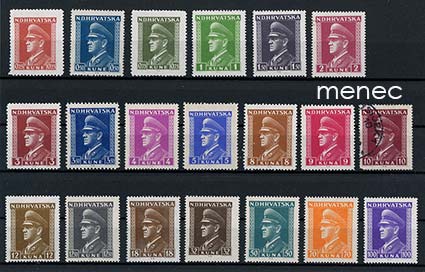 Kroatia, presidentti Pavelic -käyttösarja 1943-1944 