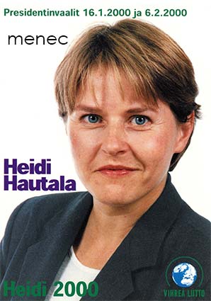Heidi Hautala, presidentinvaalit 2000 