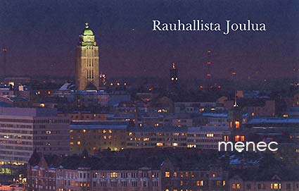 Helsinki, Kallio yöllä, taittokortti 