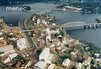 Savonlinna, siltojen välinen alue, vaaka, Lemminkäisen projektikuva 