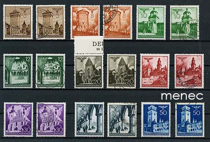 Saksa, Böömi-Määri, käyttösarja 1940, rakennuksia 