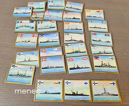 Schiffsbilder-keräilykuvia, 30 luksuspainatetta, 3 suomalaista 