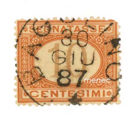 Italia, lunastusmerkki 1870, 10c 