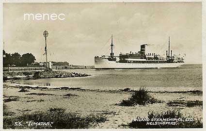 S/S Ilmatar tulossa satamaan 