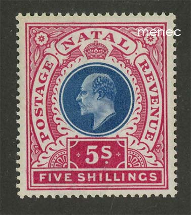 Iso-Britannia, Natal 1902, 5 Sh 