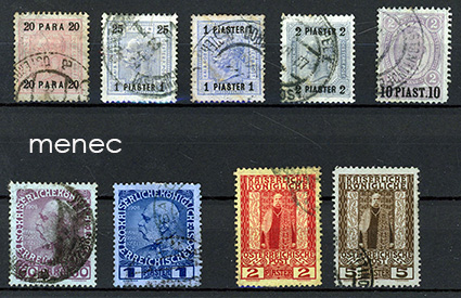 Itävalta, Levant, 9 kpl 