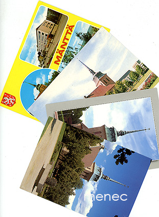 Mänttä, kirkko, 4 korttia 