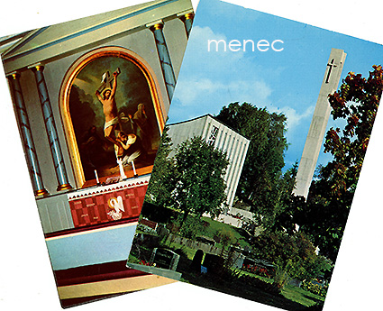 Kuhmoinen, siunauskappeli ja kirkon alttaritaulu 