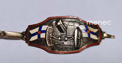 KTR 1, kurssimerkki, hopeaa 