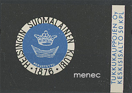 Tulitikkuetiketti, Helsingin Suomalainen Klubi 