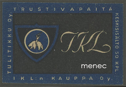 IKL-tulitikkuetiketti 
