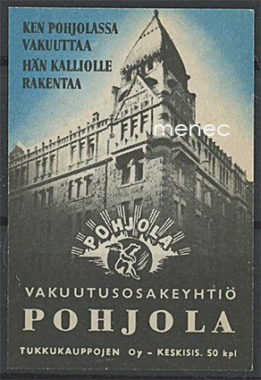 Tulitikkuetiketti, Vakuutusosakeyhtiö Pohjola 