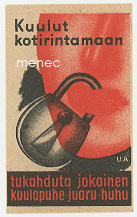 Tulitikkuetiketti, Kuulut kotirintamaan - tukahduta jokainen kuulopuhe, juoru, huhu 