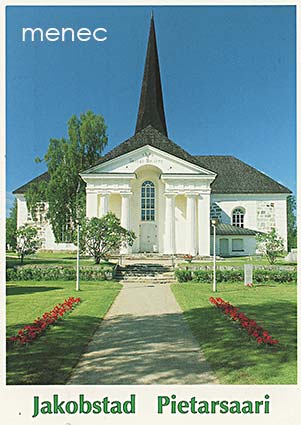 Pietarsaari, Pedersören kirkko ennen tulipaloa 1985 