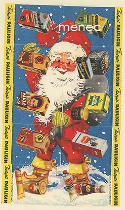 Tulitikkuetikettejä, Pauligin tuotteita, 10-osainen keräilysarja, joulupukki 