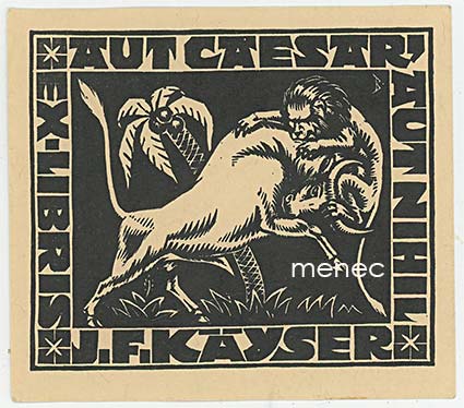 Bulder, Nico - J. F. Käyser, exlibris 