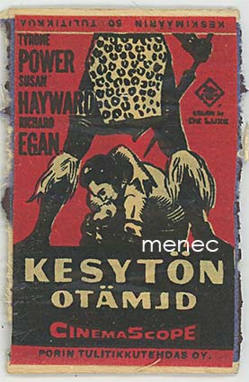 Tulitikkuaskin kansi, Kesytön 